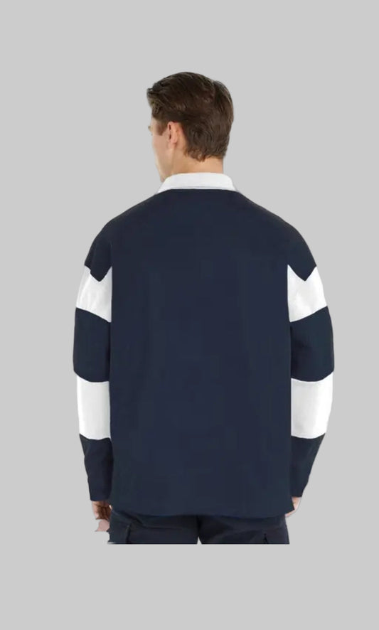 Men polo neck full sleeve tshirt