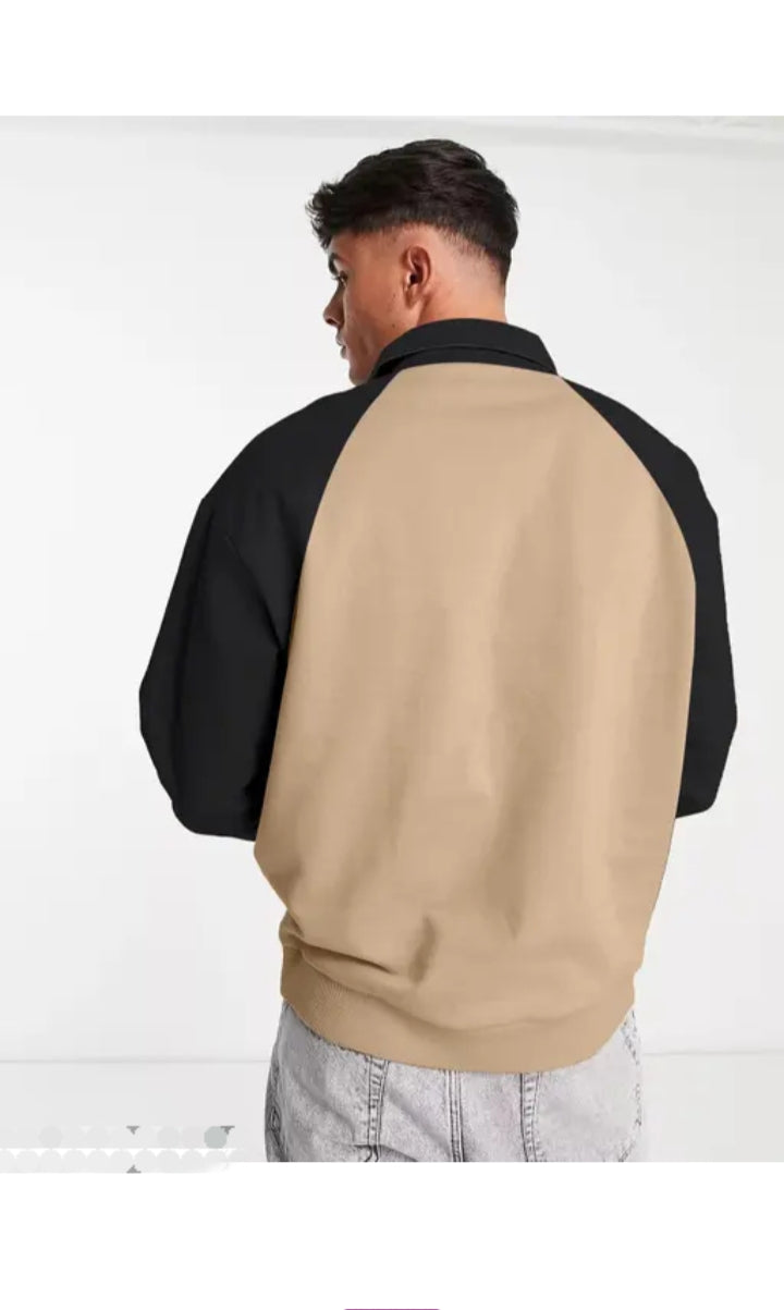 Manica men's typography regular contrast sweatshirt