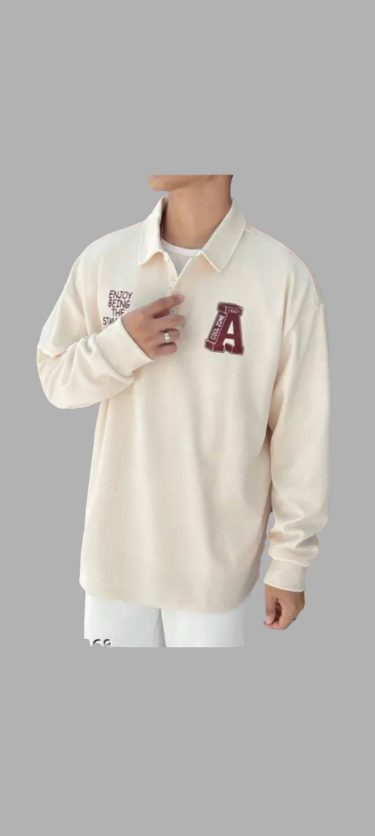 Loose fit full sleeve tshirt for men's